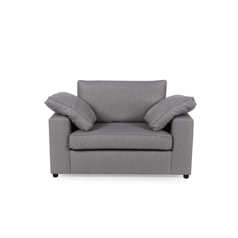 Heartlands Alton Fabric Sofa 1S Silver Armchair - 2MH furniture 