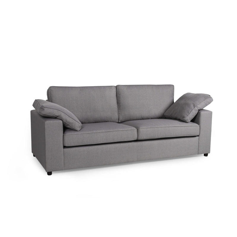 Heartlands Alton Fabric Sofa 3S Silver - 2MH furniture 