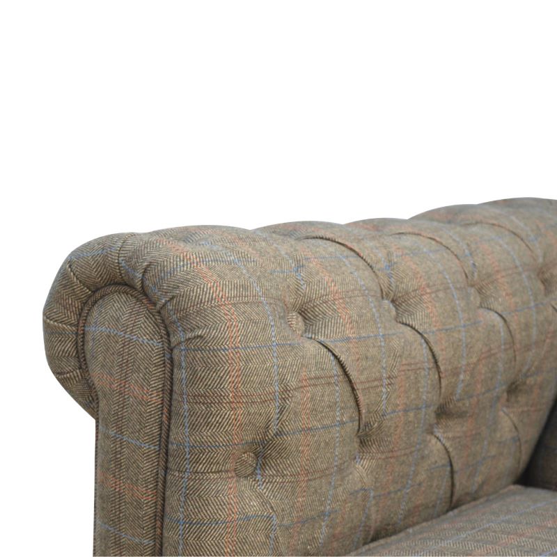 Artisan Multi Tweed 3 Seater Chesterfield Sofa - 2MH furniture 
