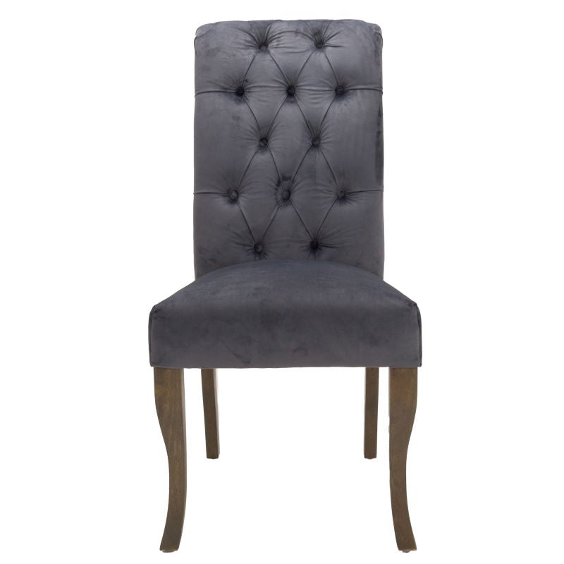 Hill Interiors Knightsbridge Roll Top Dining Chair - 2MH furniture 
