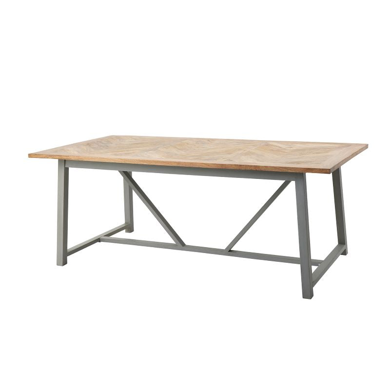 Hill Interiors Nordic Grey Collection Dining Table - 2MH furniture 