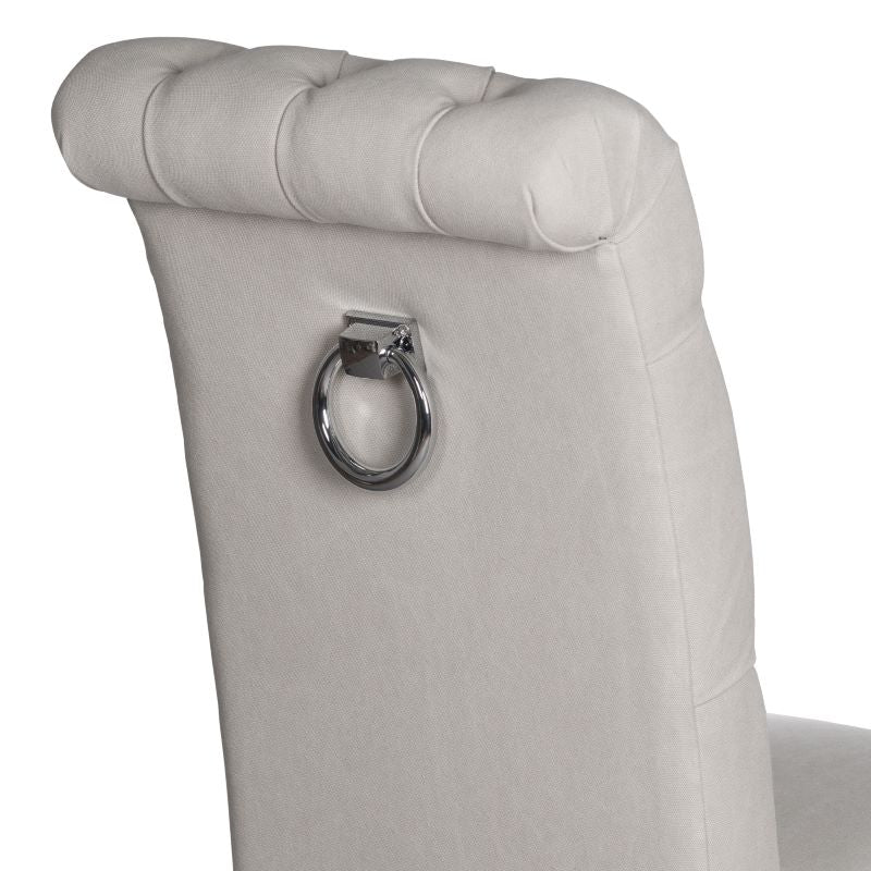 Hill Interiors Roll Top Dining Chair With Ring Pull - 2MH furniture 